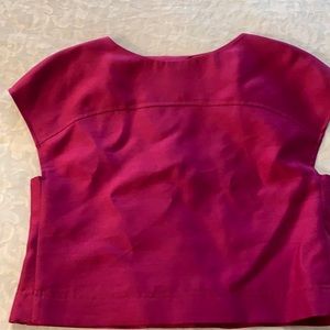 Raoul top in dark pink size US 2 silk underarm to underarm 18 inches length 18’